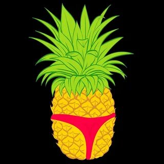 Fruit Cool Pineapple Graphic Tshirt Pineapple Tee on Underwe