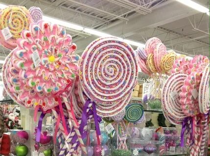 Hobby lobby giant candy Candy props, Candy land christmas, C
