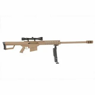 Barrett 50 Cal M82A1 bolt action sniper rifle with Scope and