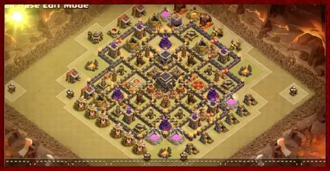 Clash Of Clans - Blog: টাউনহল ৯ এর ডিজাইন করা- ওয়ার বেইস এন্