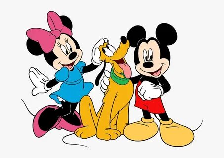 Mickey And Minnie And Pluto, HD Png Download , Transparent P