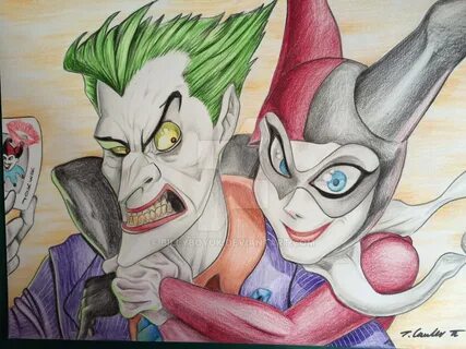 Joker And Harley Quinn Drawing at PaintingValley.com Explore