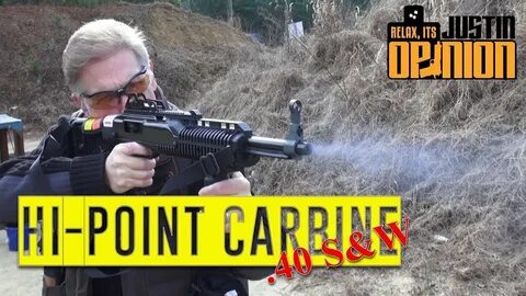 Hi-Point Carbine in .40 S&W - YouTube