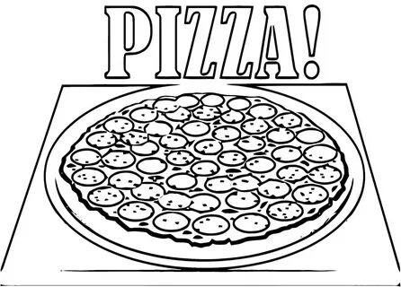 Pizza Coloring Pages 100 Pictures Free Printable