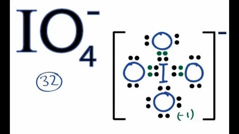 IO4- Lewis Structure: How to Draw the Lewis Structure for IO