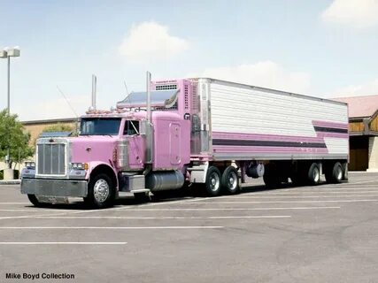 pink peterbilt - Google Search Big trucks, Custom big rigs, 