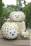 Hedgehog Pumpkins - Pumpkin Decorating Ideas - Lil Blue Boo 