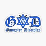"GD Gangster Disciples" Sticker by DIRTYDUNNZ Redbubble