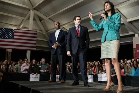 Tim Scott Photos Photos - Marco Rubio Holds Rallies Across S