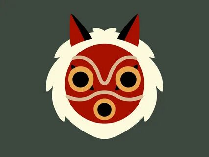 Princess Mononoke Icon - Weekly Warmup #20 by Megan Cupp on 