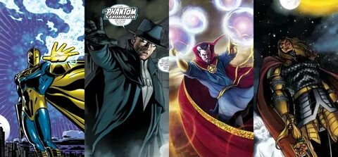 Dr. Fate, Phantom Stranger vs Dr. Strange, Rune King Thor - 