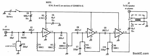 ALL_CMOS_RECEIVER - Basic_Circuit - Circuit Diagram - SeekIC