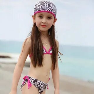 USEEMALL Girls Bathing Suits Kids bikinis Set Zebra Print Sw