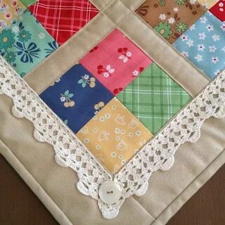 Mini "coffee time quilt" by Carried Away Quilting using "Cal