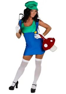 Sexy Green Plumber Costume - Halloween Costumes