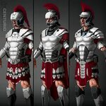 Sci-Fi Centurio, Rolf Bertz Roman armor, Futuristic armour, 