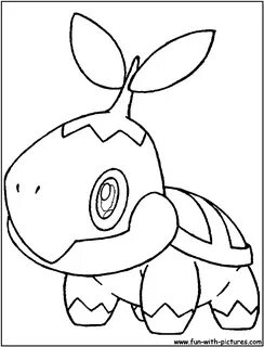 The best free Turtwig coloring page images. Download from 50