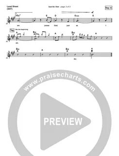 Just As I Am Orchestration - Travis Cottrell PraiseCharts