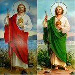San judas tadeo rojo y verde Imagenes de santos catolicos, I