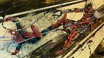 Wallpaper : painting, vehicle, Spider Man, comics, Deadpool,