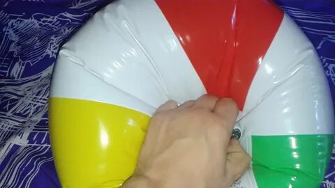 Beach ball deflating 6 - YouTube