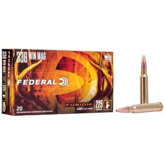 Federal Fusion 338 Winchester 225gr Boat Tail - 20rd