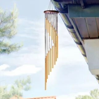 Large Wind Chimes Amazing Grace Wind Chime with 18 Aluminum 