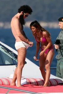 ELISABETTA CANALIS Bikini Candids on a Yacht at the Cannes F