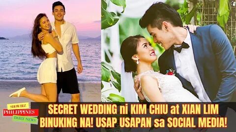LATEST! Kim Chiu and Xian Lim SECRET WEDDING NABUKING ayon s