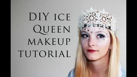 DIY Ice Queen Makeup Tutorial Halloween Costume - YouTube