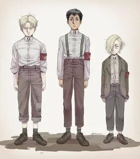 Little kids Reiner Bertholdt Annie : titanfolk Attack on tit