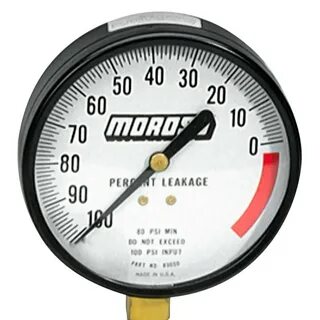 Moroso ® 97500 - Cylinder Leak Down Tester Gauge