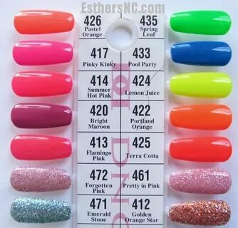 Daisy DND Color Swatches - Esther's Nail Corner Dnd gel nail