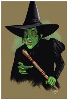 The Wicked Witch of the West - Tony Santiago Art