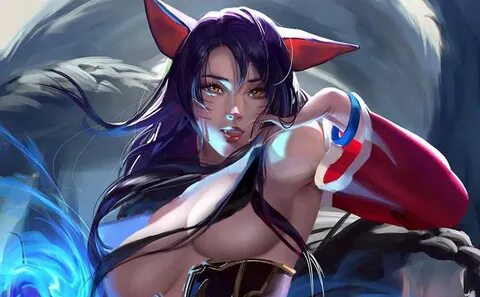 "Ahri NSFW Preview" by zumi from Patreon Kemono