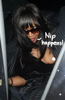 Naomi Campbell Celebrates The Holidays With A Nip Slip - Per
