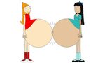 Candace and Stacy - belly dance and bump by Angry-Signs on D