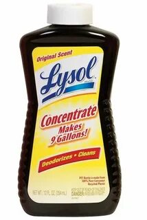 Lysol 77500 Disinfectant Concentrate Cleaner, 12 Oz Lysol, M