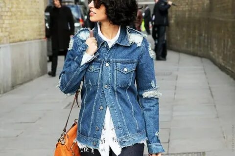 Looks com jeans destroyed Fashion, Jeans street style, Denim