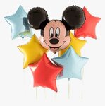 Mickey Mouse Head Mini Shape Balloon Clipart , Png - Mickey 