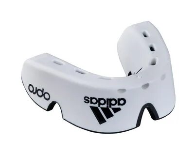 adidas OPRO Mouthguard Argent Senior white/black ADIBP32 Mouth Guards Prote...
