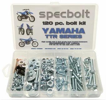 120pc Specbolt Yamaha TTR Bolt Kit for Maintenance Restorati