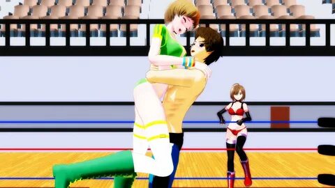 MMD Mixed Wrestling Chie VS Griff by tousato on DeviantArt