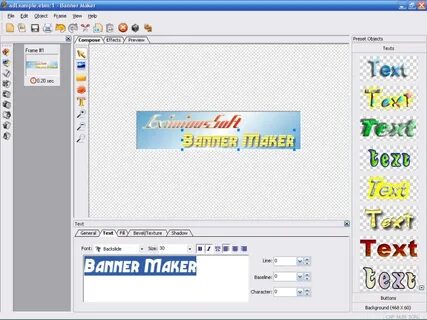 EximiousSoft Banner Maker Multimedia & Graphics Image Editor