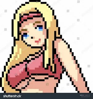 art# pixel# vector# anime Funny Pixel Art, Easy Pixel Art, Pixel Art Grid, Pixe...