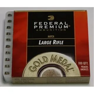 Большой винтовочный капсюль Federal Premium Gold Medal Large