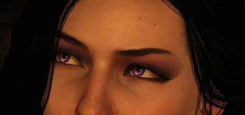 Скачать Witcher 3: Wild Hunt, "yen intense purple eyes\Насыщ