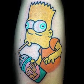 50 Bart Simpson Tattoo Designs For Men - The Simpsons Ink Id