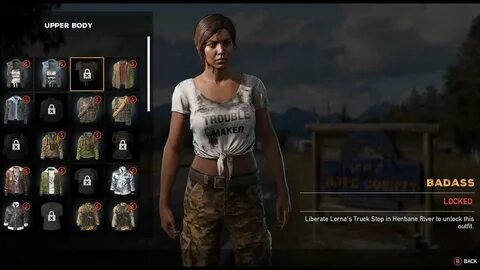 Far Cry 5 Character Customization Female (Default Threads) -