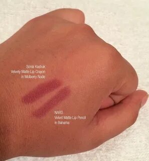 Found a drugstore dupe for a NARS Velvet Matte Lip Pencil! L